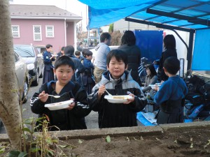 試合の後のご飯は格別だね（＾＾）