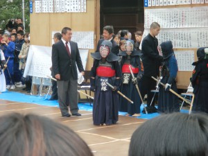 申武館剣士の試合の様子　３