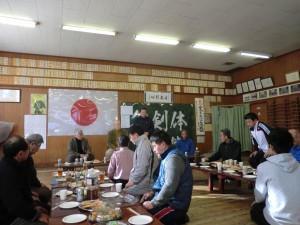 稽古の後に新年会を行いました（＾＾）