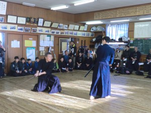 演武（小原七段と山口六段）