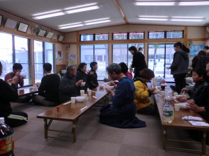 公民館でうどんをいただきました！