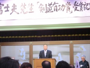 栃木県剣道連盟白石会長の挨拶