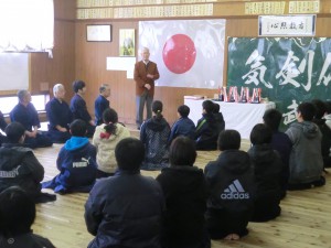 来賓の磯貞彦教士八段のご祝辞